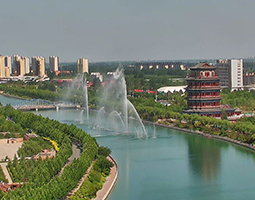 河北行唐电视台借开宁慢直播球机擦亮颍川河名片