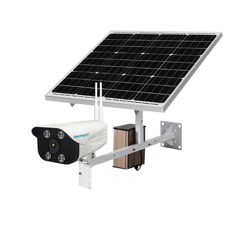 4G无线太阳能供电监控系统 