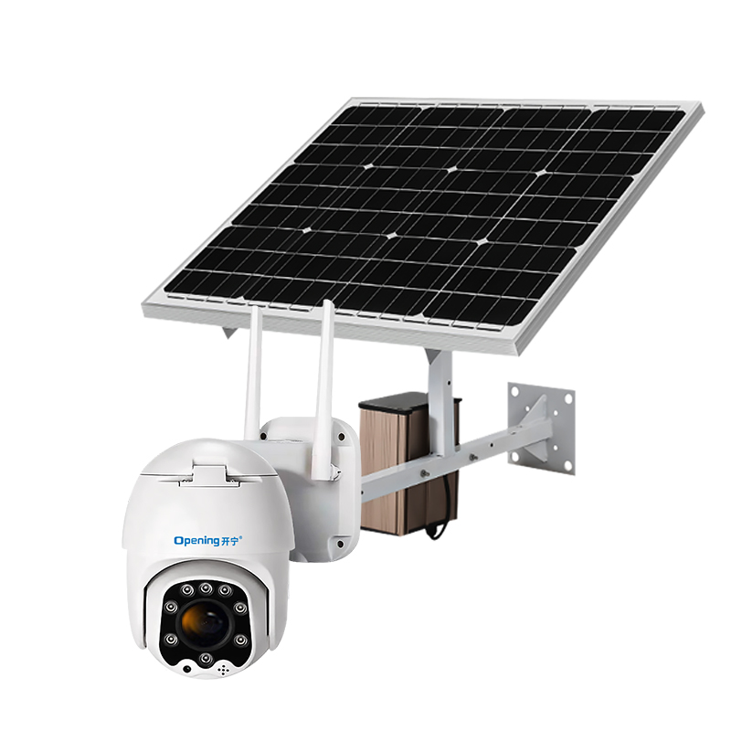 太阳能4G监控直播智能球机 