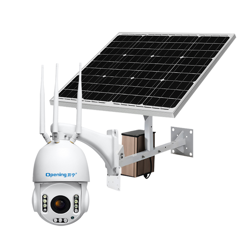太阳能4G监控直播智能高清球机  