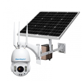 太阳能4G监控直播智能高清球机 